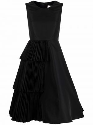 Vestido de cóctel plisado P.a.r.o.s.h. negro