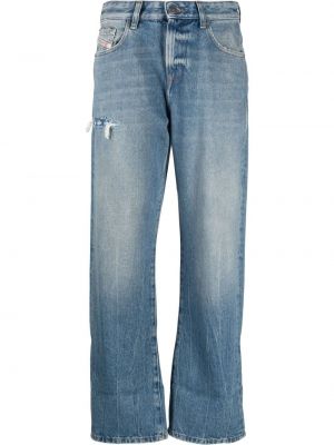 Straight leg-jeans Diesel blå