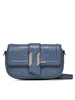 Taška přes rameno Karl Lagerfeld modrá