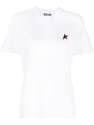 Stern t-shirt aus baumwoll mit print Golden Goose