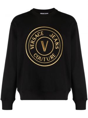 Hanorac cu broderie Versace Jeans Couture