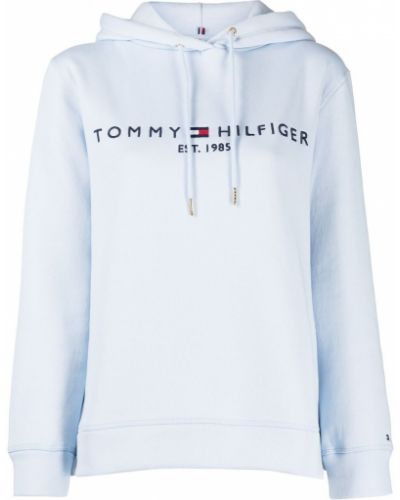 Sudadera con capucha con cordones Tommy Hilfiger azul