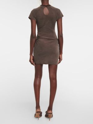 Mini vestido Jacquemus marrón