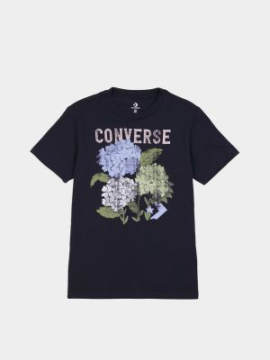 Чорна футболка Converse