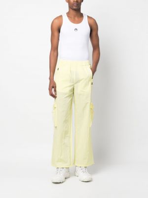 „cargo“ stiliaus kelnės Rains geltona