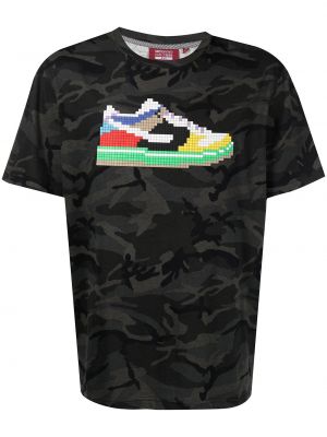 T-shirt con stampa camouflage Mostly Heard Rarely Seen 8-bit nero