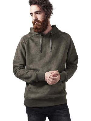 Zomšinis džemperis su gobtuvu Uc Men pilka