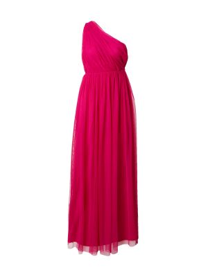 Nėriniuotas vakarinė suknelė su karoliukais Lace & Beads raudona