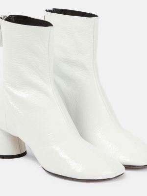 Ankle boots skórzane Proenza Schouler białe