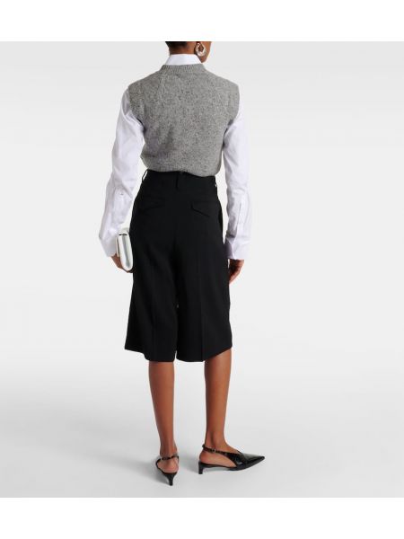 Bermuda kratke hlače Ami Paris črna