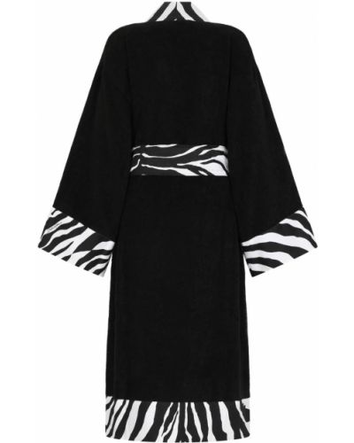Kopalni plašč z zebra vzorcem Dolce & Gabbana
