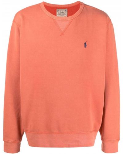 Brodert lang genser Polo Ralph Lauren oransje