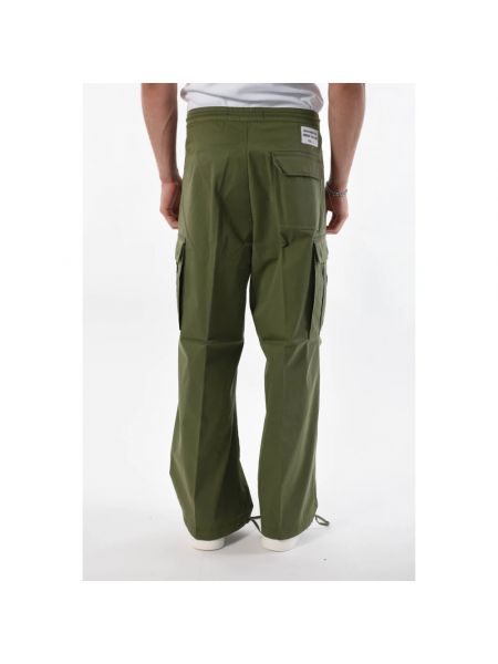 Pantalones cargo de algodón Department Five verde