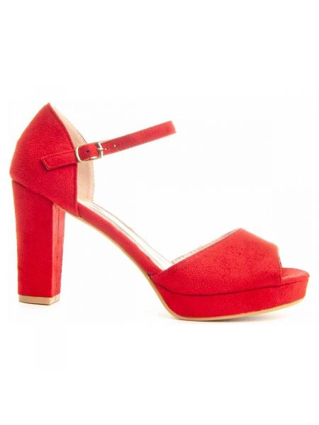 Sandály Leindia červené