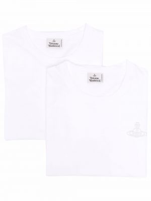 Тениска с принт Vivienne Westwood бяло