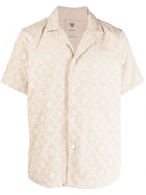 Medvilninė marškiniai Oas Company balta