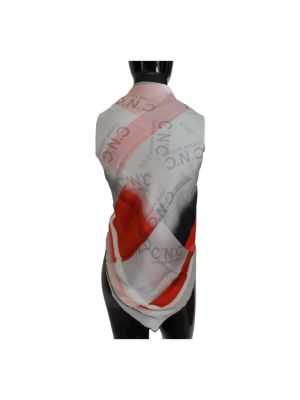 Bufanda de seda a cuadros elegante Costume National