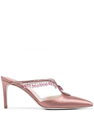 Sateng pumps Rene Caovilla rosa