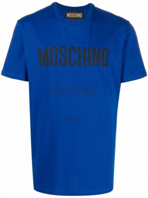 T-shirt Moschino blå