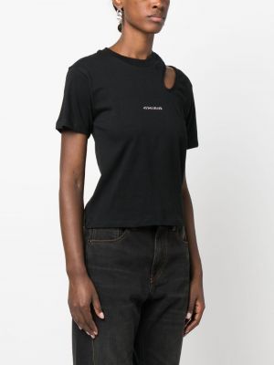 Bavlněné tričko Ottolinger černé
