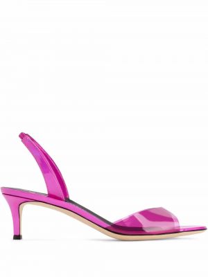 Slingback sandaler med remmar Giuseppe Zanotti rosa