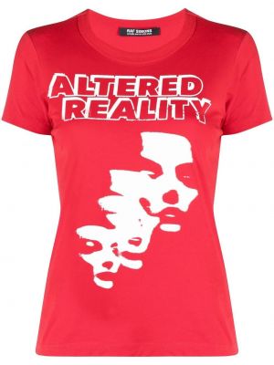 T-shirt Raf Simons rouge