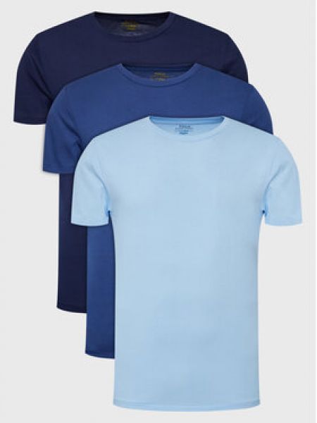 Košile s krátkými rukávy Polo Ralph Lauren modrá