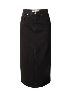 Džínsová sukňa Glamorous čierna