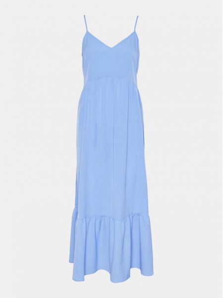 Voľné priliehavé šaty Pieces modrá