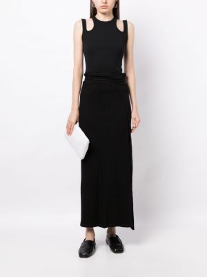Bavlněné sukně Baserange černé