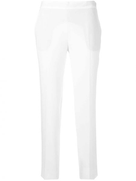 Pantalones slim fit Alberto Biani blanco