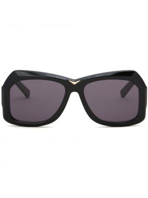 Oversized slnečné okuliare Marni čierna