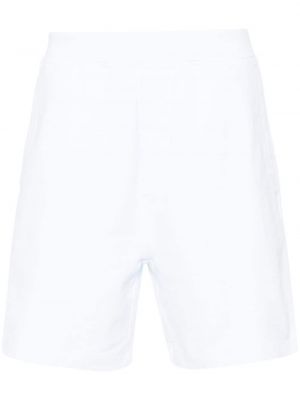 Bombažne kratke hlače s potiskom Dsquared2 bela