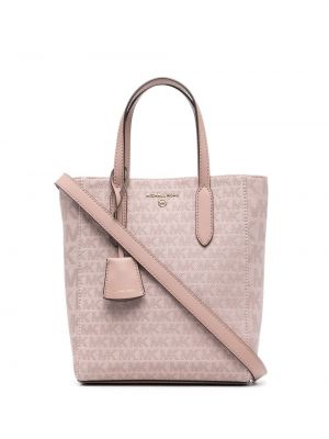 Jacquard shoppingbag Michael Kors rosa