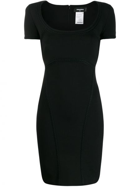 Μini φόρεμα με στενή εφαρμογή Dsquared2 μαύρο