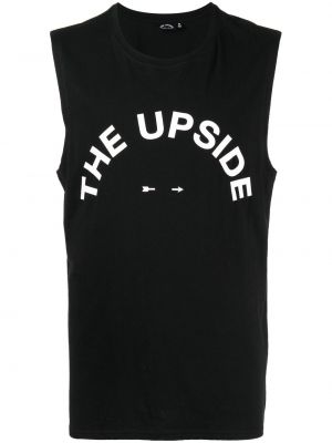 Koszula bawełniana The Upside czarna