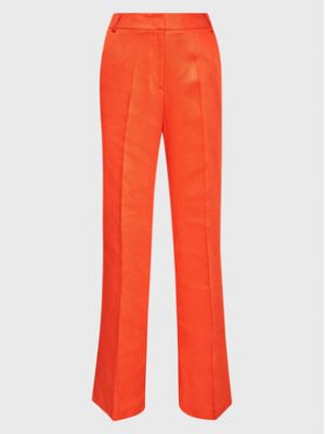 Bavlnené priliehavé nohavice Tatuum oranžová