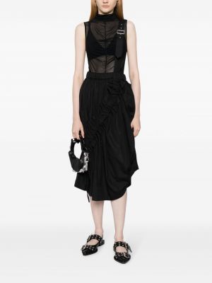 Bavlněné sukně Noir Kei Ninomiya černé