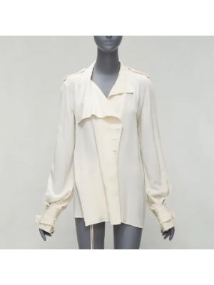 Blusa de seda Tom Ford Pre-owned blanco