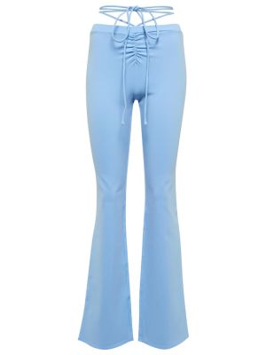 High waist sporthose ausgestellt Alo Yoga blau
