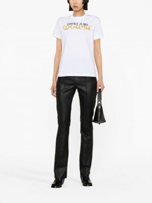 T-shirt à imprimé Versace Jeans Couture blanc