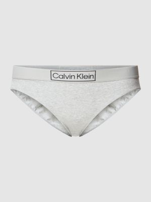 Slipy Calvin Klein Underwear srebrne