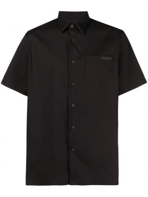 Camisa con botones Prada negro