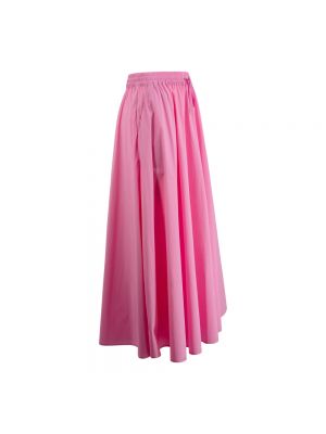 Falda midi Herno rosa