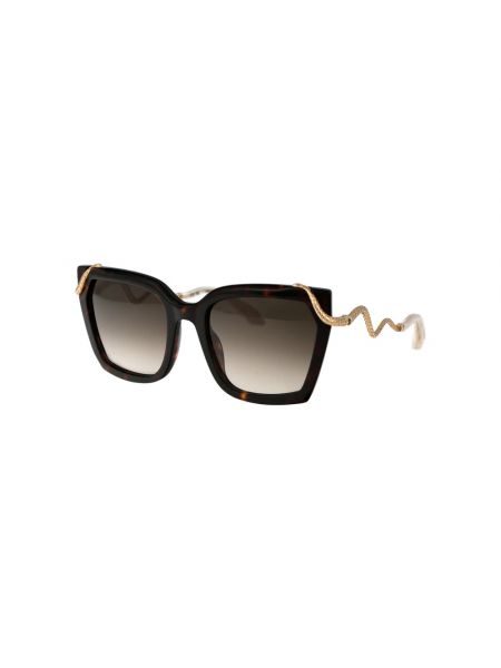 Okulary przeciwsłoneczne Roberto Cavalli brązowe