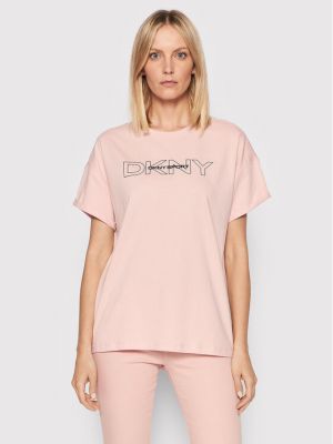 Αθλητική μπλούζα Dkny Sport ροζ