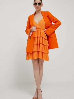 Sukienka mini Artigli pomarańczowa