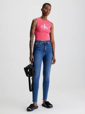 Jeansy Calvin Klein Jeans niebieskie