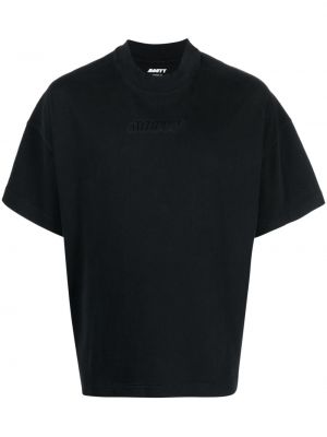 T-shirt di cotone Mouty nero