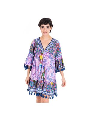 Mini šaty Isla Bonita By Sigris fialové